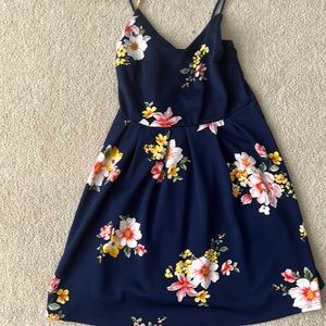 Floral flare dress. Worn once. Great condition.